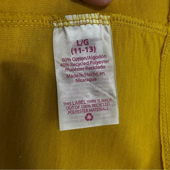 No Boundaries Long Sleeve Scoop Neck Mustard Tee - Picture 6 of 7